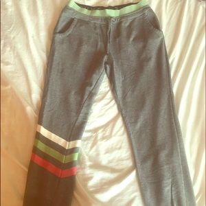 Gray workout sweat pants